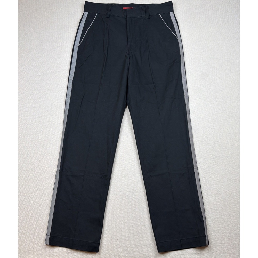 Tesla Motors Employee Work Uniform Black Pants Trouser 34x32 Reflective Stripe
